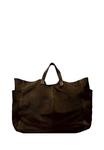 Сумка-шоппер Massimo Dutti SPLIT SHOPPER, Dark Brown - фото