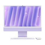 Моноблок Apple iMac 24" М4 (2024), 8 CPU/8 GPU, 24ГБ/512 ГБ, No Ethernet, Purple, английская клавиатура - фото