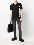 Рубашка поло с логотипом Philipp Plein, черный - фото 2