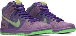 Лимитированные кроссовки Nike Dunk High Pro SB 'Reverse Skunk', фиолетовый - фото 9