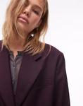 Блейзер coord в бордовом цвете BURGUNDY Topshop - фото 3