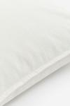 Декоративная наволочка H&M Home Linen-blend, белый - фото 2