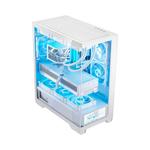 Корпус ThundeRobot Black Warrior, M-ATX, 6.2" screen, Mid Tower, белый - фото 2