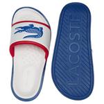 Шлепанцы женские бежевые Lacoste - фото 4