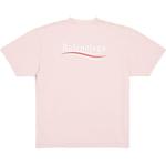 Футболка женская Balenciaga Logo-print, розовый - фото 2