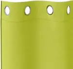 Плотные шторы с кольцами, 2 шт., зеленые, 225 x 140 см vidaXL - фото 5