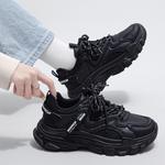 Кроссовки женские толстые низкие черный Warrior - фото 4