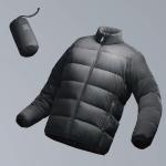 Пуховик Uniqlo Ultra Light (3D Cut), 09 черный - фото 3