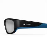 Очки солнцезащитные детские Quechua MHT550 для походов, категория 4, черный/синий - фото 7