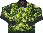 Куртка Supreme Skull Pile Work Jacket 'Green', зеленый - фото