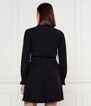 Платье короткое Liu Jo с поясом, черный - фото 3