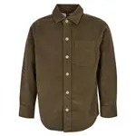 Рубашка с длинным рукавом из вельвета Urban Classics, зеленый - фото