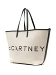 Сумка-тоут с логотипом STELLA MCCARTNEY, нейтральный - фото 3