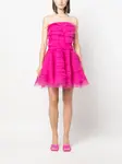Платье мини с оборками Ana Radu, розовый - фото 2