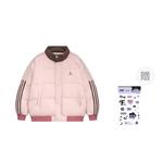 Пуховик Unisex F426, Вишневый Розовый - фото