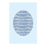 Фреска Komar Shelly Patterns III цвет weiß/blau - фото