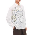 HERMES Мужская белая рубашка - фото