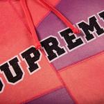 Толстовка Supreme Patchwork Hooded Sweatshirt 'Bright Coral', розовый - фото 3