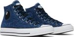 Кроссовки Converse Stussy x Chuck 70 High 8 Ball, синий - фото 8
