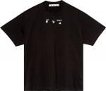 Футболка Off-White Red Marker Over Tee 'Black', черный - фото 2