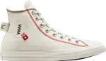 Кроссовки Converse Chuck Taylor All Star High Logo Tag - Vintage White, белый - фото