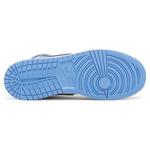 Кроссовки Nike Air Jordan 1 Retro High OG GS UNC Toe, белый/голубой/черный - фото 7