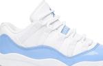 Кроссовки Air Jordan 11 Retro Low BP UNC, белый - фото 2