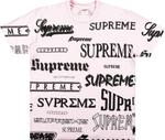 Футболка Supreme Multi Logo Tee 'Light Pink', розовый - фото 2