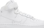 Кроссовки Nike Air Force 1 High LE GS 'Triple White', белый - фото 3
