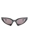 Солнцезащитные очки Runner Balenciaga Eyewear, черный - фото