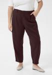 Брюки Kaffe Curve Trousers, Fudge/Bordeaux - фото
