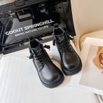 Непромокаемые термо детские ботинки Leather KINDDOG, черный - фото 10