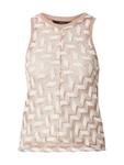 Вязаный топ VERO MODA VMTIKKA, Dark beige - фото