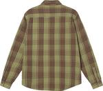 Рубашка Stussy Laguna Plaid Shirt 'Olive', зеленый - фото 3