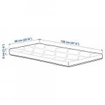 Матрас для детской кровати Ikea Skonast, 60x120x8 см, белый - фото 7