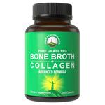 Коллаген Peak Performance Bone Broth + Type I, III, 180 капсул - фото