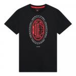Футболка с логотипом AC Milan - Дети, черный - фото