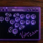 Игровой контроллер 8BitDo Hitbox Arcade Controller, Signature Edition, черный/фиолетовый - фото 3