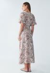 Платье ST MRLO BLOSSOM MIDI , Tan Zebra Print/Nude - фото 3