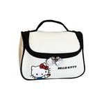 Sanrio Сумка для хранения Hello Kitty Canvas Women's White Black - фото