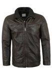 Куртка bugatti Leather jacket, Dunkelbraun/Dark Brown - фото 6