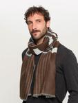 Шарф bugatti, Aqua/Dark brown - фото 7