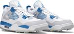 Бутсы Air Jordan 4 Golf Military Blue, синий - фото 8