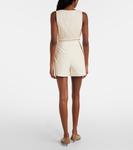 Шорты Devina с высокой талией Veronica Beard, экрю - фото 3