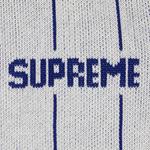 Жакет Supreme Pinstripe Varsity Zip Up, белый - фото 4