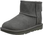 Детские угги унисекс UGG Classic, серый - фото 2