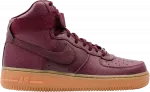 Кроссовки Nike Wmns Air Force 1 High SE 'Night Maroon', красный - фото