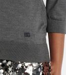 Шелковый свитер-поло Dolce&Gabbana, Grigio Piombo Scuro - фото 5