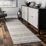 Ковер Catherina Transitional Geometric Area Rug nuLOOM, 124x183 см, серый - фото 11