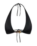 Верх бикини Versace, черный - фото